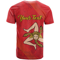 Personalized Bandiera della Sicilia T Shirt Sporty Style