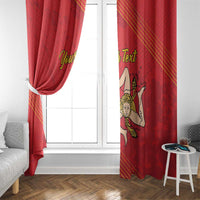 Personalized Bandiera della Sicilia Window Curtain Sporty Style