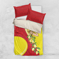 La Sicilia Bedding Set Bandiera della Sicilia Motif