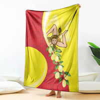 La Sicilia Blanket Bandiera della Sicilia Motif