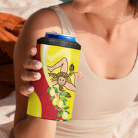 La Sicilia 4 in 1 Can Cooler Tumbler Bandiera della Sicilia Motif
