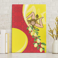 La Sicilia Canvas Wall Art Bandiera della Sicilia Motif