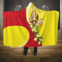 La Sicilia Hooded Blanket Bandiera della Sicilia Motif
