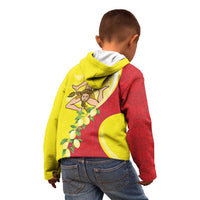 La Sicilia Kid Hoodie Bandiera della Sicilia Motif