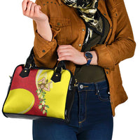 La Sicilia Shoulder Handbag Bandiera della Sicilia Motif