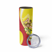 La Sicilia Skinny Tumbler Bandiera della Sicilia Motif