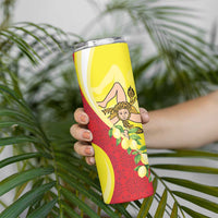 La Sicilia Skinny Tumbler Bandiera della Sicilia Motif