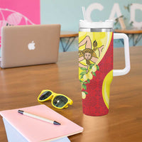La Sicilia Tumbler With Handle Bandiera della Sicilia Motif