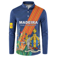 Personalized Madeira Button Sweatshirt Das Ilhas as Mais Belas e Livres