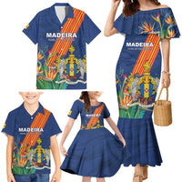 Personalized Madeira Family Matching Mermaid Dress and Hawaiian Shirt Das Ilhas as Mais Belas e Livres