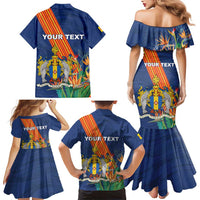 Personalized Madeira Family Matching Mermaid Dress and Hawaiian Shirt Das Ilhas as Mais Belas e Livres