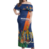 Personalized Madeira Off Shoulder Maxi Dress Das Ilhas as Mais Belas e Livres