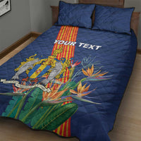 Personalized Madeira Quilt Bed Set Das Ilhas as Mais Belas e Livres