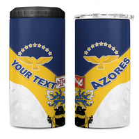 Personalized Azores 4 in 1 Can Cooler Tumbler Antes Morrer Livres Que Em Paz Sujeitos