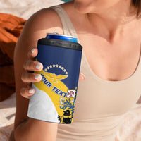 Personalized Azores 4 in 1 Can Cooler Tumbler Antes Morrer Livres Que Em Paz Sujeitos