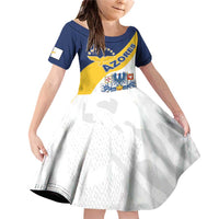 Personalized Azores Family Matching Off Shoulder Short Dress and Hawaiian Shirt Antes Morrer Livres Que Em Paz Sujeitos