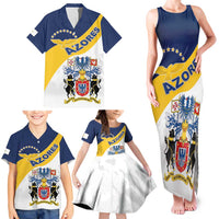 Personalized Azores Family Matching Tank Maxi Dress and Hawaiian Shirt Antes Morrer Livres Que Em Paz Sujeitos