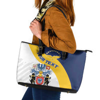 Personalized Azores Leather Tote Bag Antes Morrer Livres Que Em Paz Sujeitos