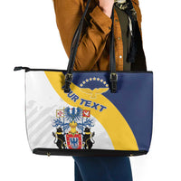 Personalized Azores Leather Tote Bag Antes Morrer Livres Que Em Paz Sujeitos