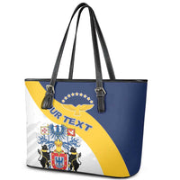 Personalized Azores Leather Tote Bag Antes Morrer Livres Que Em Paz Sujeitos