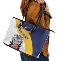 Personalized Azores Leather Tote Bag Antes Morrer Livres Que Em Paz Sujeitos