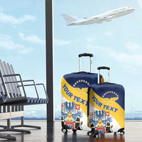 Personalized Azores Luggage Cover Antes Morrer Livres Que Em Paz Sujeitos