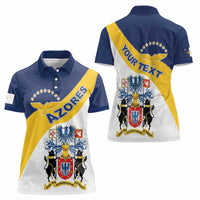 Personalized Azores Women Polo Shirt Antes Morrer Livres Que Em Paz Sujeitos