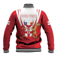 Personalized Northern Ireland Baseball Jacket Coat Of Arms With Map
