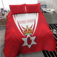 Personalized Northern Ireland Bedding Set Coat Of Arms With Map