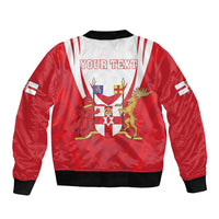 Personalized Northern Ireland Bomber Jacket Coat Of Arms With Map