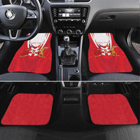 Personalized Northern Ireland Car Mats Coat Of Arms With Map