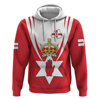 Personalized Northern Ireland Hoodie Coat Of Arms With Map