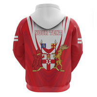 Personalized Northern Ireland Hoodie Coat Of Arms With Map