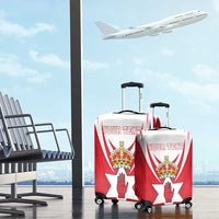 Personalized Northern Ireland Luggage Cover Coat Of Arms With Map