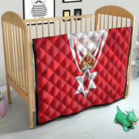 Personalized Northern Ireland Quilt Coat Of Arms With Map