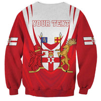 Personalized Northern Ireland Sweatshirt Coat Of Arms With Map