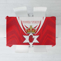 Personalized Northern Ireland Tablecloth Coat Of Arms With Map