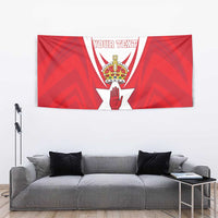 Personalized Northern Ireland Tapestry Coat Of Arms With Map