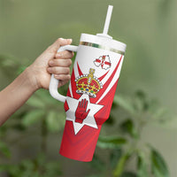 Personalized Northern Ireland Tumbler With Handle Coat Of Arms With Map