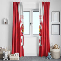 Personalized Northern Ireland Window Curtain Coat Of Arms With Map