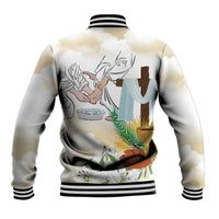 Happy Maundy Thursday Baseball Jacket Jesus Christ Washing Feet