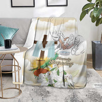 Happy Maundy Thursday Blanket Jesus Christ Washing Feet