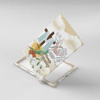 Happy Maundy Thursday Canvas Wall Art Jesus Christ Washing Feet