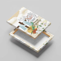 Happy Maundy Thursday Canvas Wall Art Jesus Christ Washing Feet