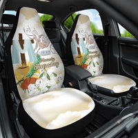 Happy Maundy Thursday Car Seat Cover Jesus Christ Washing Feet
