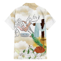 Happy Maundy Thursday Family Matching Mermaid Dress and Hawaiian Shirt Jesus Christ Washing Feet