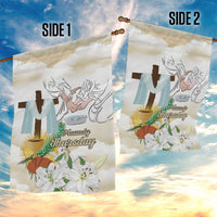 Happy Maundy Thursday Garden Flag Jesus Christ Washing Feet