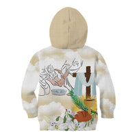 Happy Maundy Thursday Kid Hoodie Jesus Christ Washing Feet