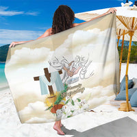 Happy Maundy Thursday Sarong Jesus Christ Washing Feet