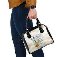 Happy Maundy Thursday Shoulder Handbag Jesus Christ Washing Feet